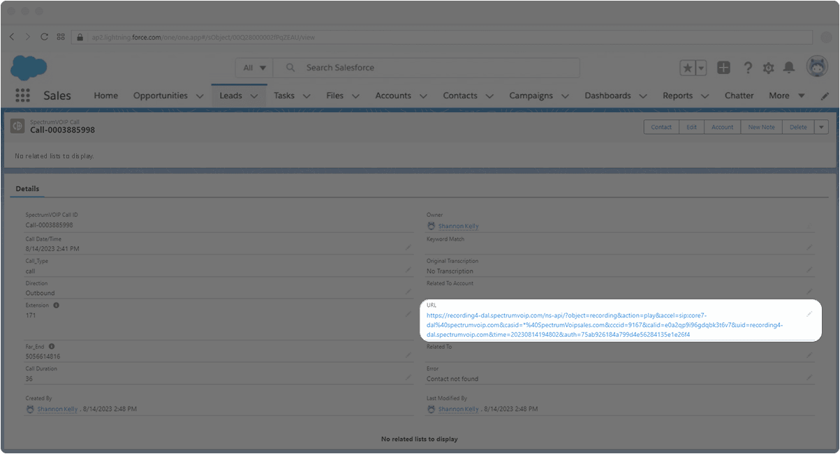 Integrations 3 pushed recordings