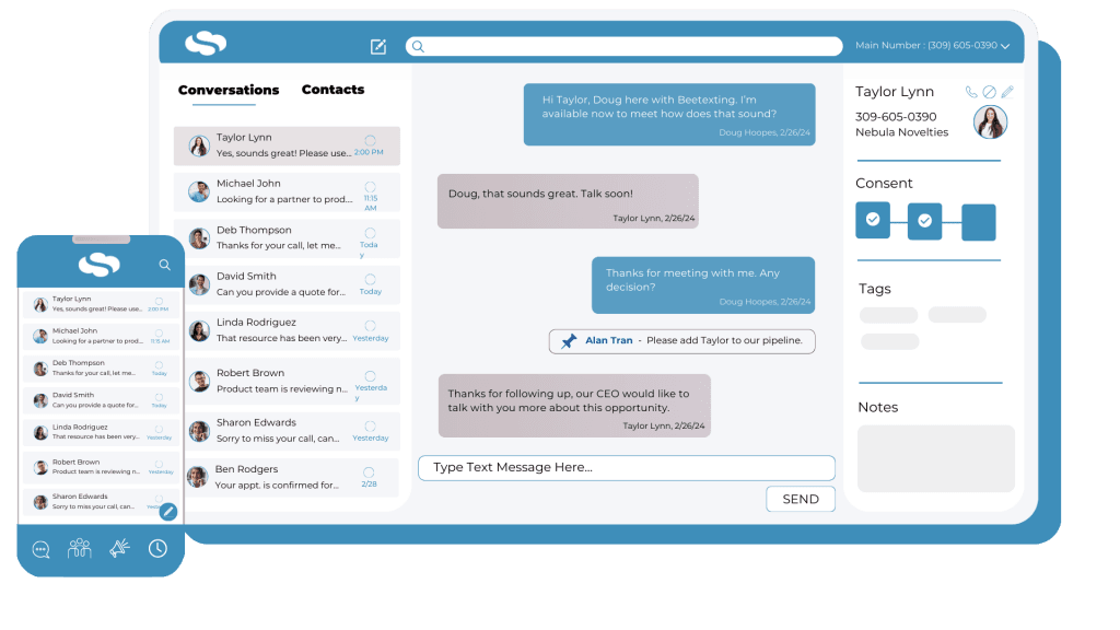 StratusTEXTING - Business texting for all
