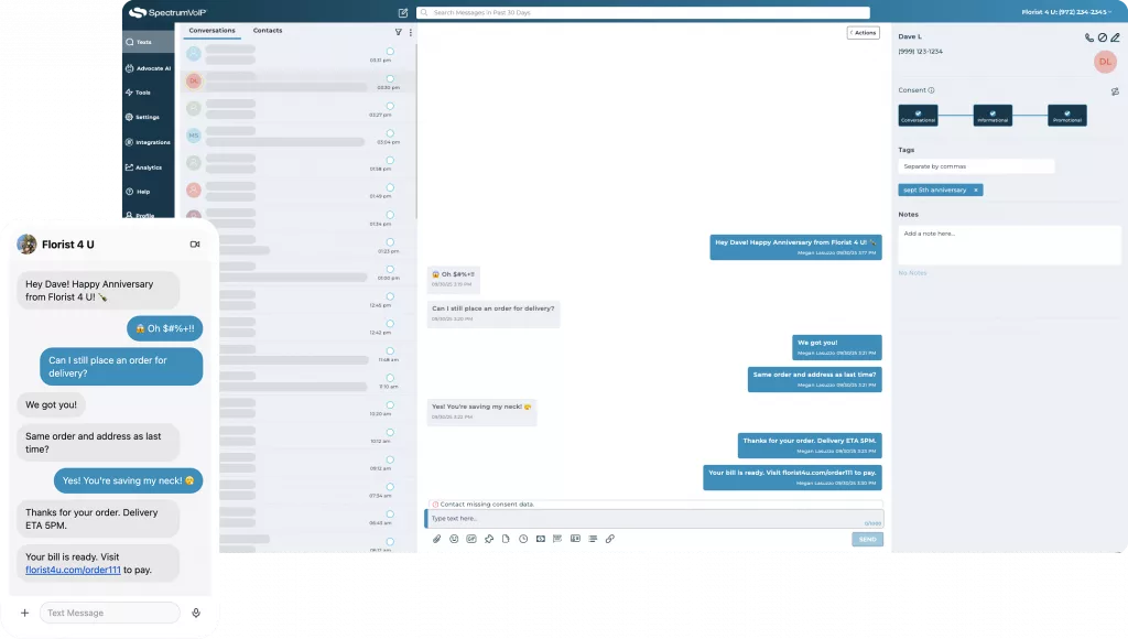 Business Texting 1 StratusTEXTINg 9